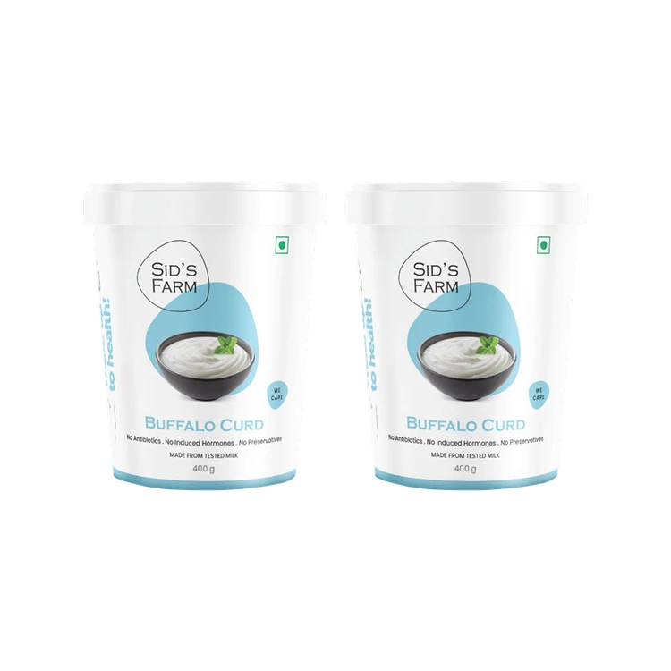 Sids Farm Buffalo Cup Curd - Pack of 2