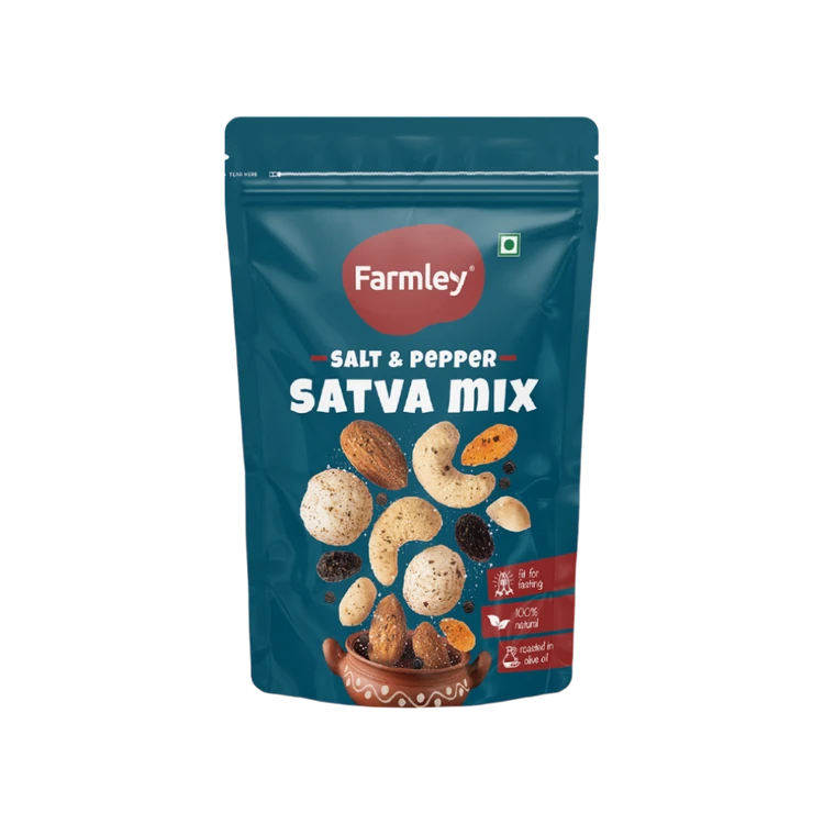 Farmley Satva Falahari Dry Fruit Mix Healthy Snack & Fit For Fasting