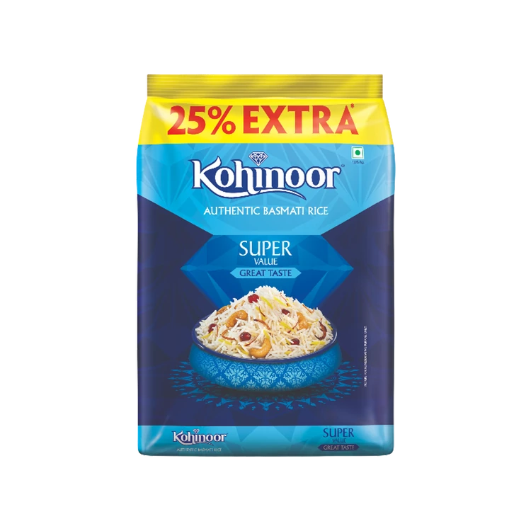 Kohinoor Super Value Basmati Rice (Extra Long Grain) (Basmati Akki)