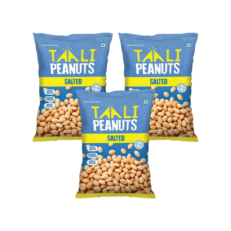 Taali Roasted Salted Peanuts - Pack of 3