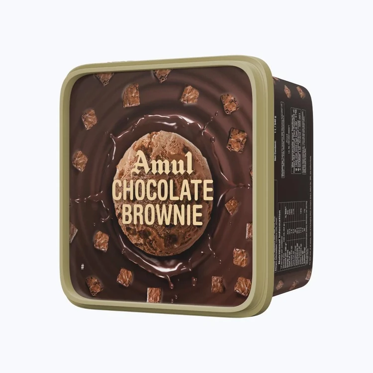 Amul Chocolate Brownie Ice Cream Tub