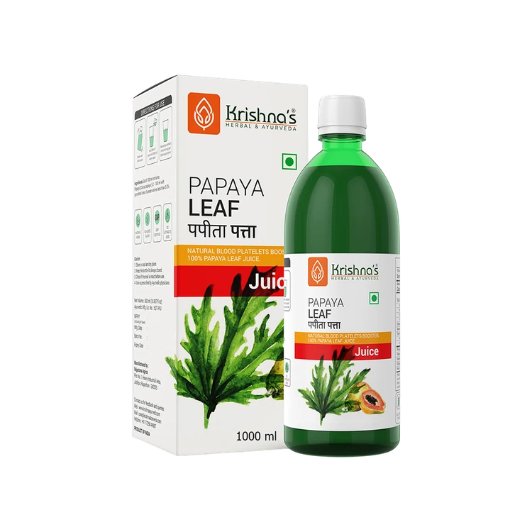 Krishna's Herbal & Ayurveda Papaya Leaf Juice