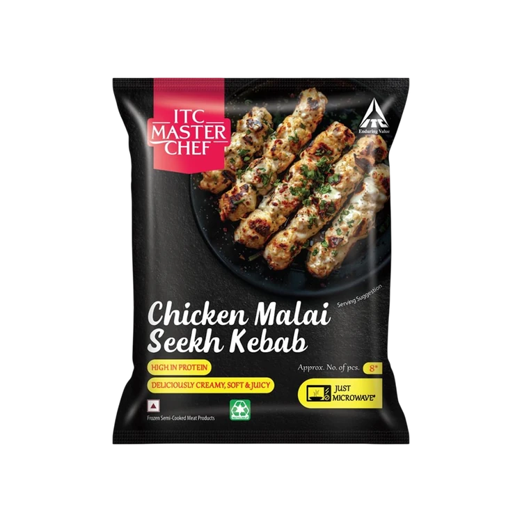 ITC Master Chef Malai Chicken Seekh Kebab