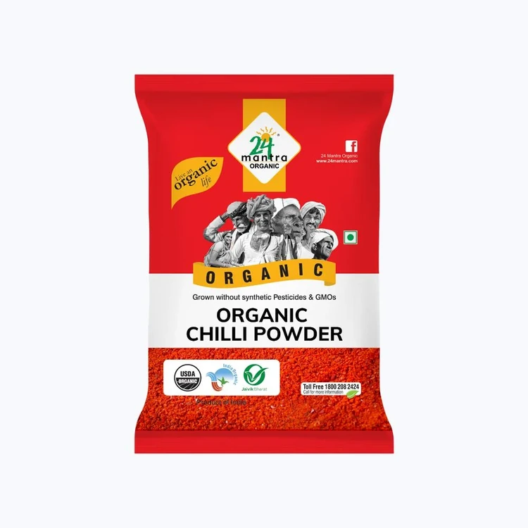 24 Mantra Organic Red Chilli Powder