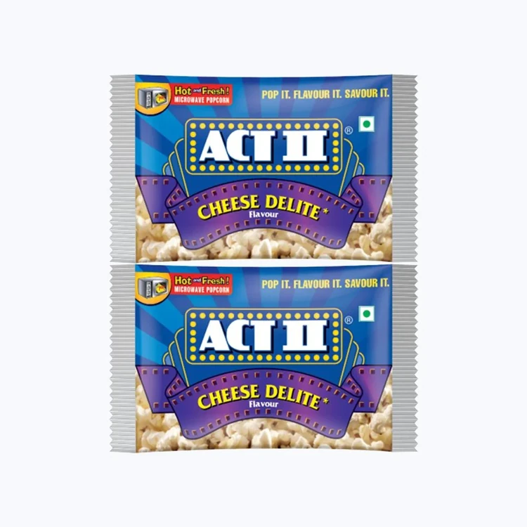 Act II Microwave Cheese Delite Popcorn - Pack of 2