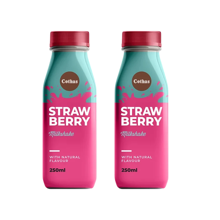Cothas Strawberry Milkshake - Pack of 2