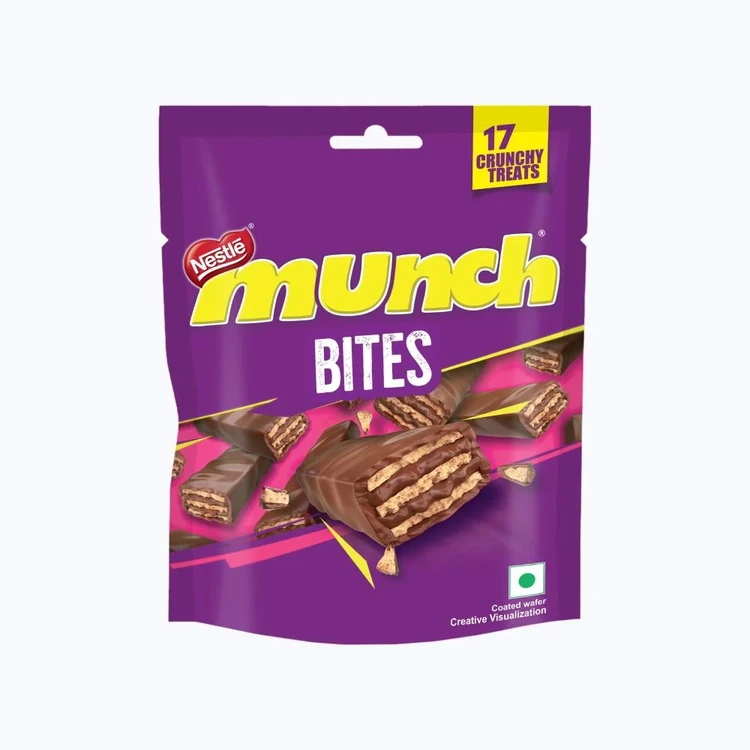 Nestle Munch Bites Coated Crunchy Wafer Bars