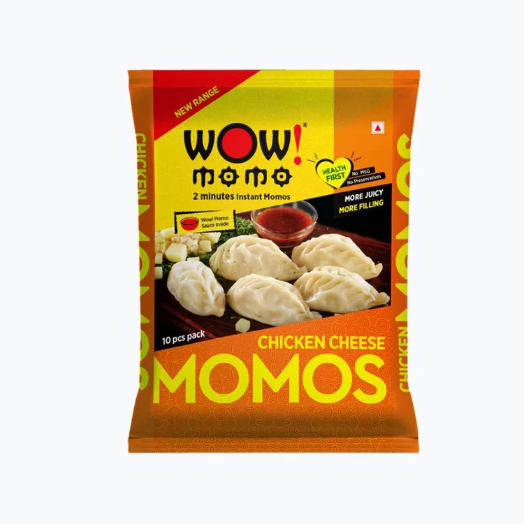 Wow! Momo Chicken Cheese Chicken Momos (Frozen)