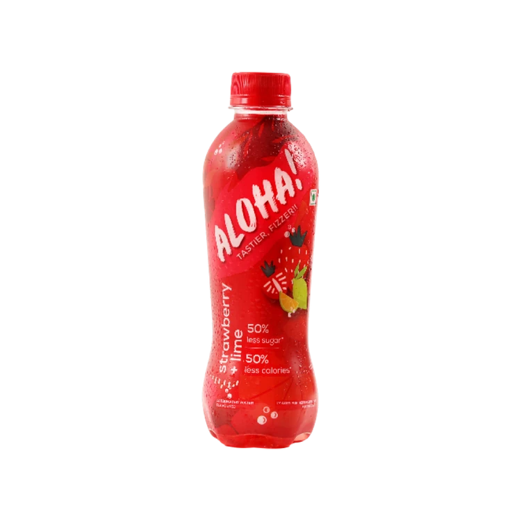 Aloha! Strawberry Lime Flavoured Soft Drink