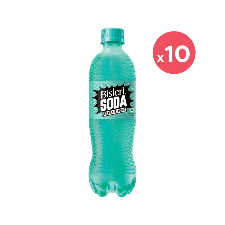 Bisleri Soda Water - Pack of 10