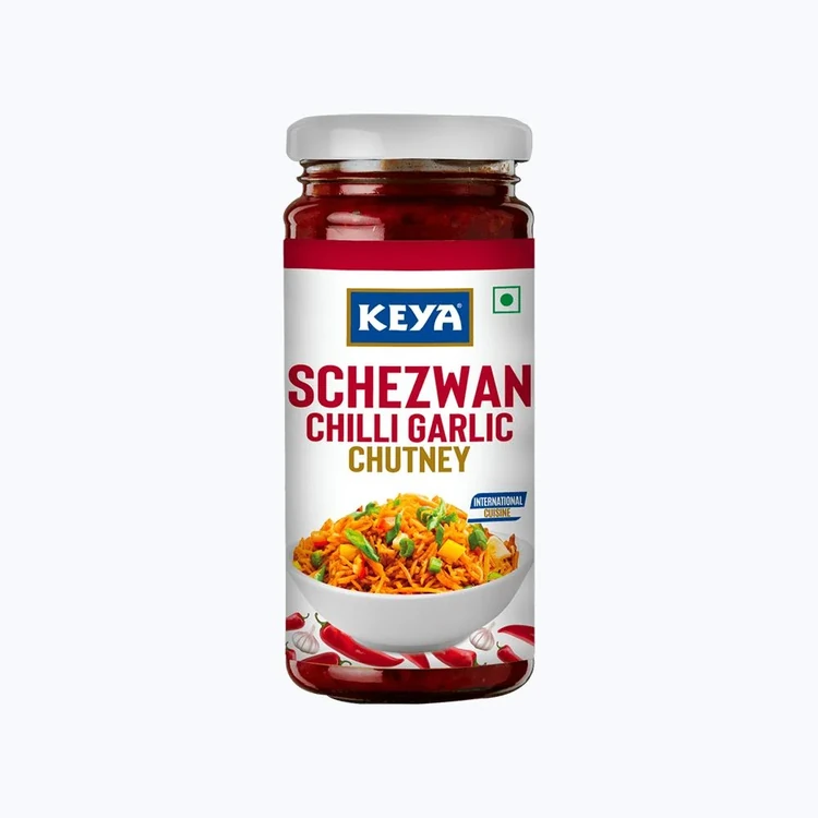 Keya Schezwan Chilli Garlic Chutney