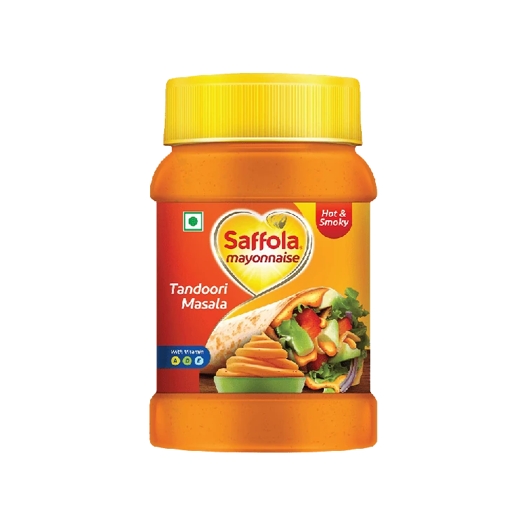 Saffola Tandoori Masala Hot And Smoky Flavoured Mayonnaise