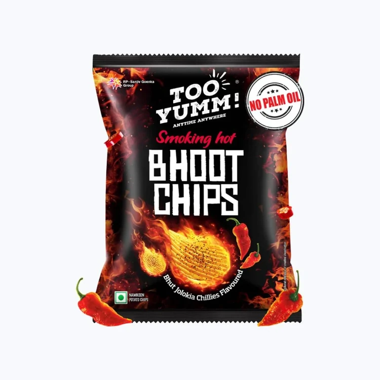 Too Yumm Bhoot Potato Chips Spicy Chilli Snacks