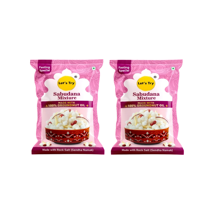Let's Try Sabudana Falhari Mixture - Pack of 2
