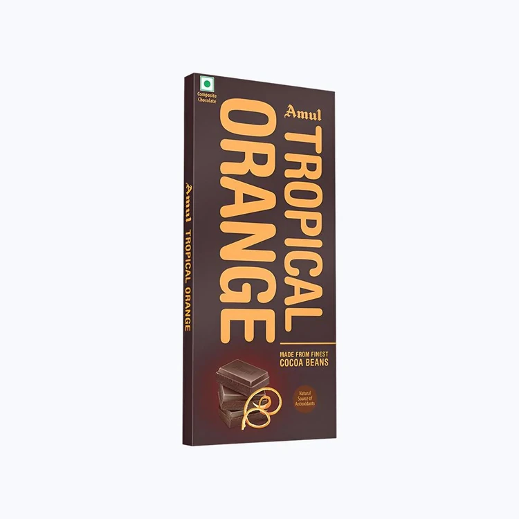 Amul Tropical Orange Dark Chocolate Bar