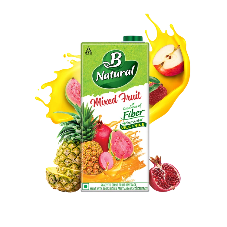 B Natural Mixed Fruit Juice (1 ltr)