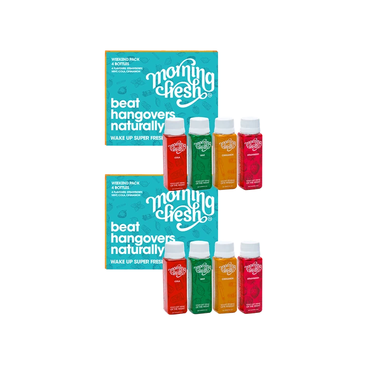 Morning Fresh Hangover Solution (Assorted) - Pack of 4