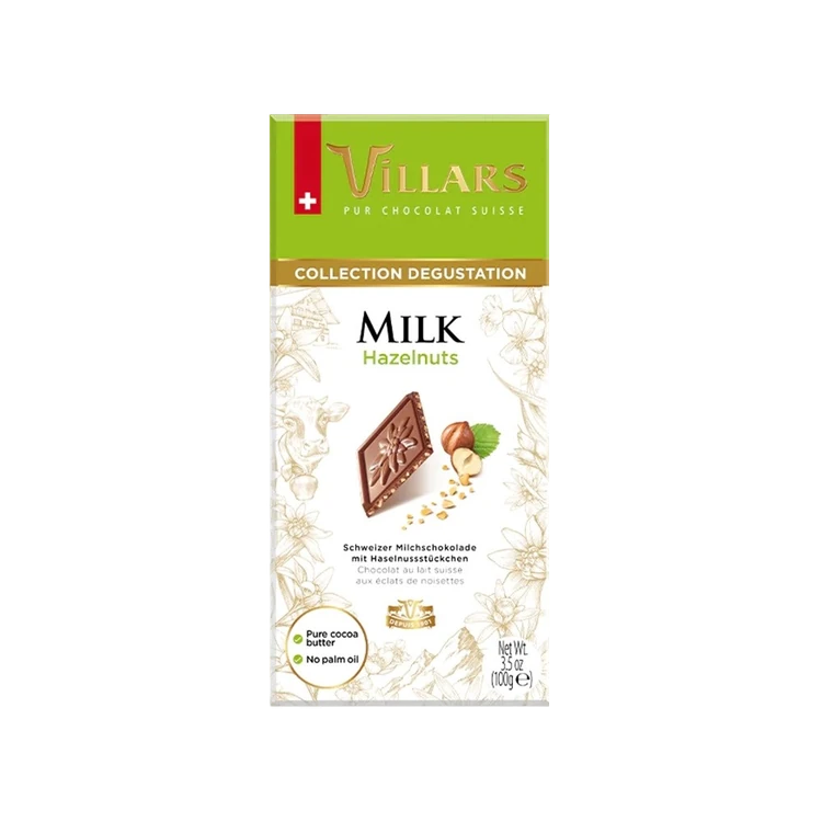 Villars Milk Chocolate Bar (Hazelnuts)
