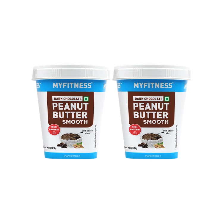 MyFitness Dark Chocolate Smooth Peanut Butter (Olympia Edition) - Pack of 2
