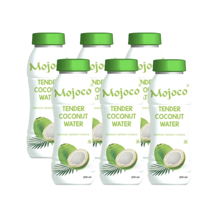 Mojoco Tender Coconut Water - Pack of 6 (Bottle)