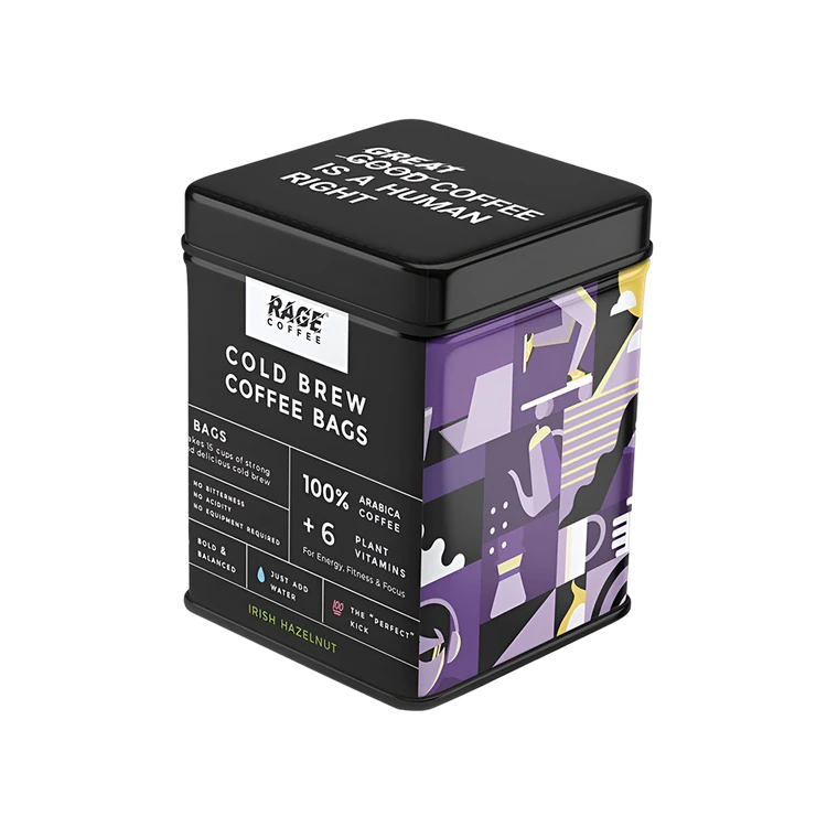 Rage Coffee Cold Brew Irish Hazelnut Coffee Bags
