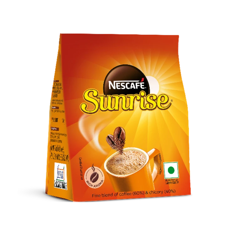 Nescafe Sunrise Instant Coffee Powder (Rich Aroma, Coffee-Chicory Mix)