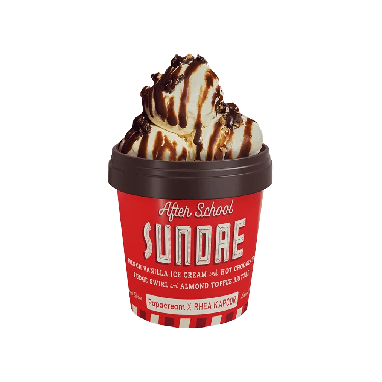 Papacream X Rhea Kapoor - After School Sundae Ice Cream Cup