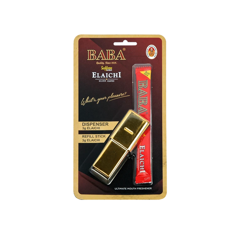 Baba Elaichi Silver Coated Mouth Freshener