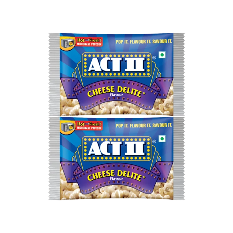 Act II Microwave Cheese Delite Popcorn - Pack of 2
