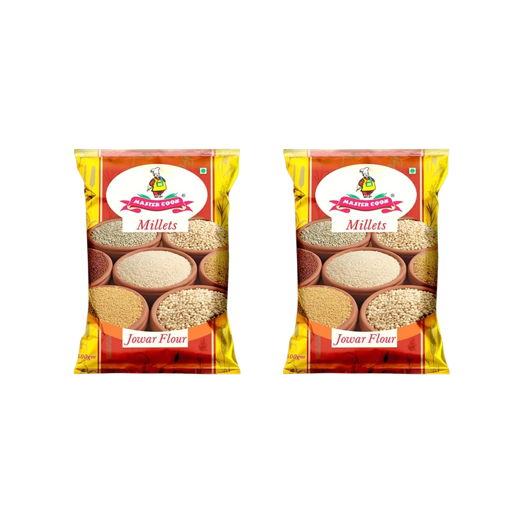 Master Cook Jowar Flour - Pack of 2 (Jola Hittu)