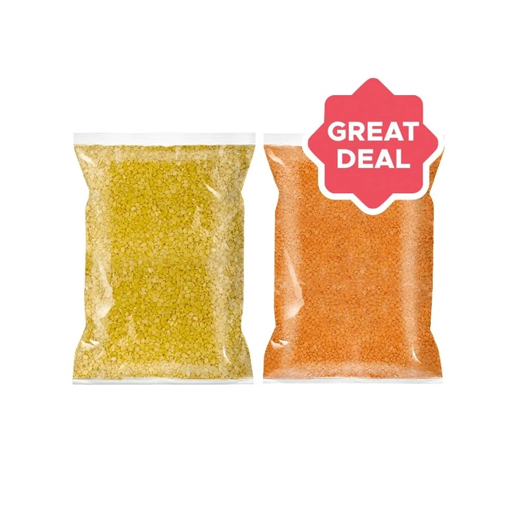 Basic Moong Dal (Dhuli) +  Malka Masoor Combo