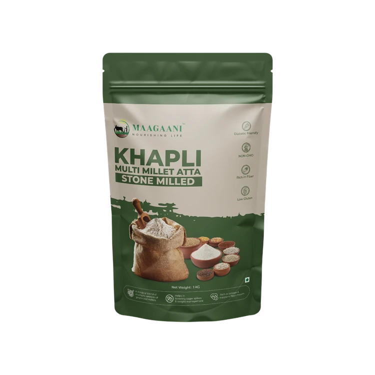 MAAGAANI Khapli Multi Millet Atta