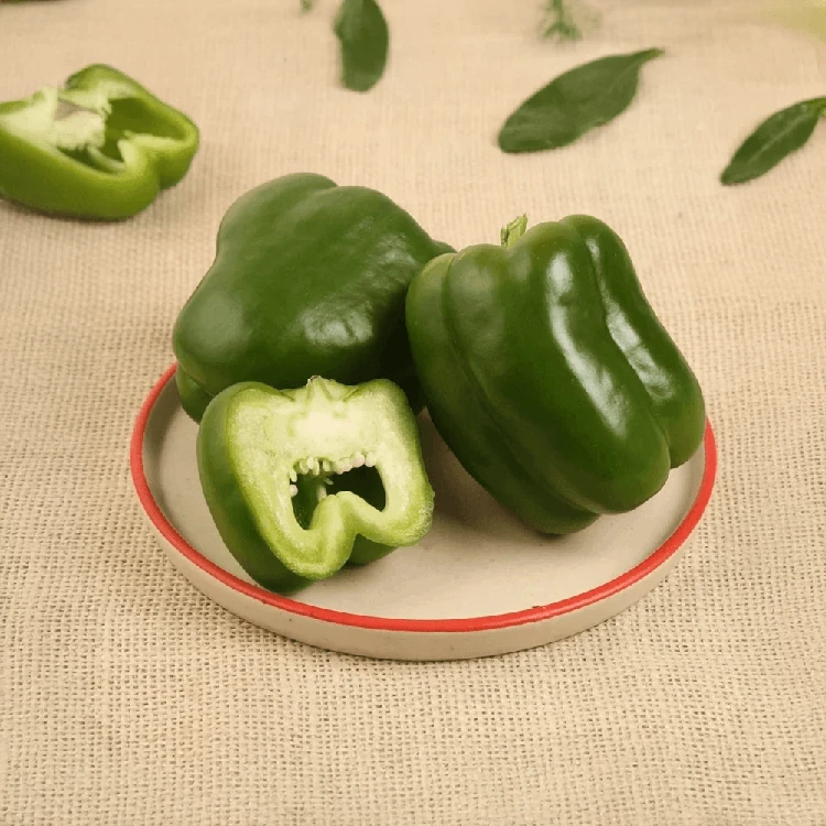 Organically Grown Green Capsicum - 250 g