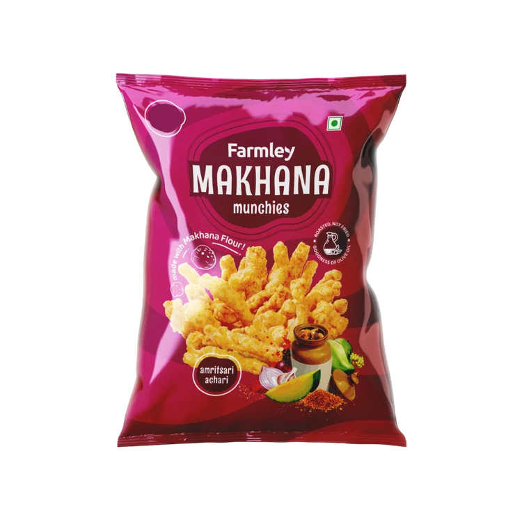 Farmley Makhana Munchies Crisps - Amritsari Achari