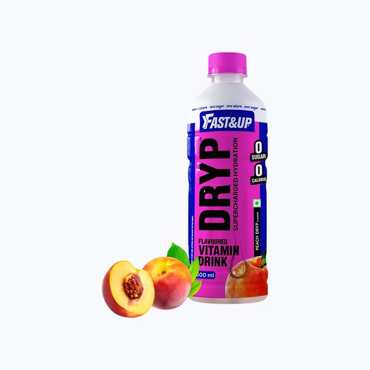 Fast&Up Dryp Vitamin Zero Sugar Peach Water Energy Drink