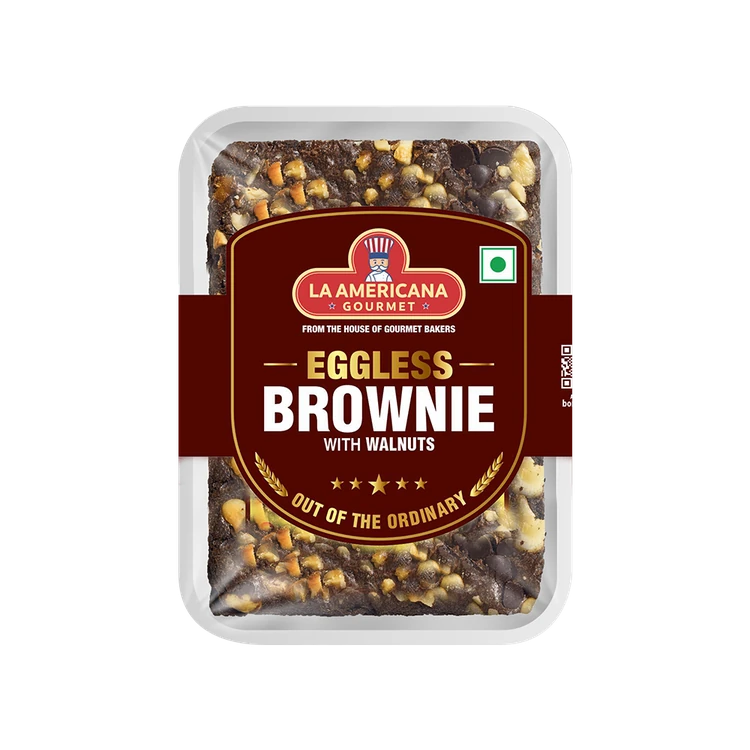 La Americana Eggless Walnut Brownie