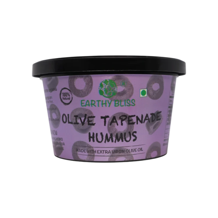 Earthy Bliss Olive Tapenade Hummus Dip