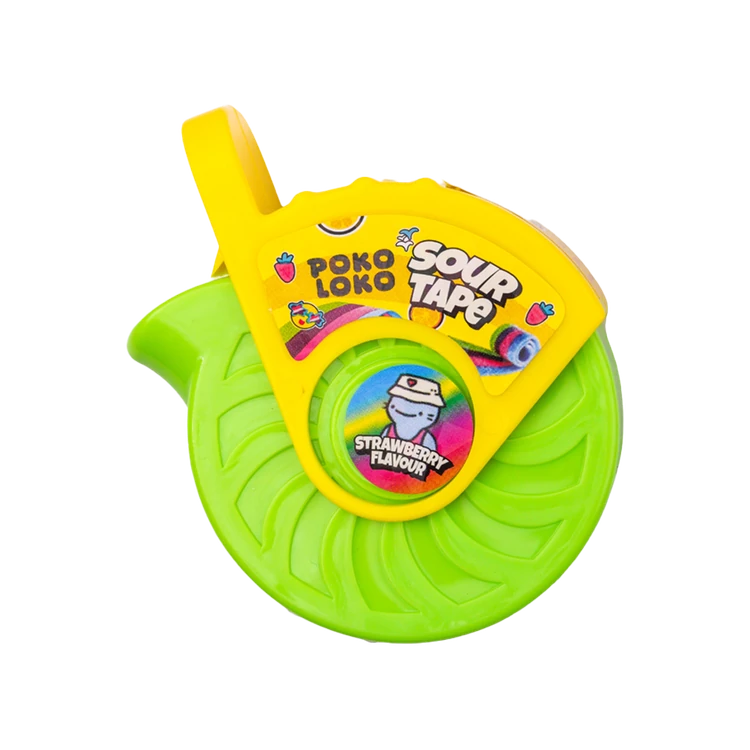 Poko Loko Strawberry Sour Tape Candy