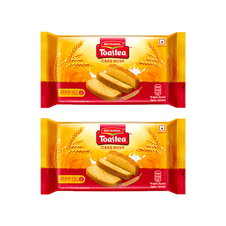 Britannia Toastea Cake Rusk - Pack of 2