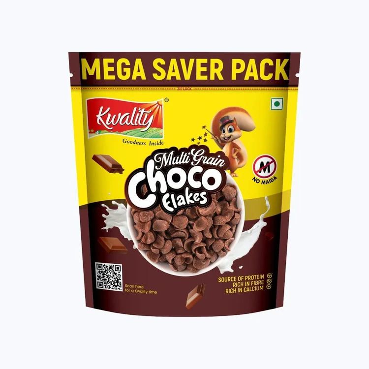 Kwality Multigrain Choco Flakes - No Maida