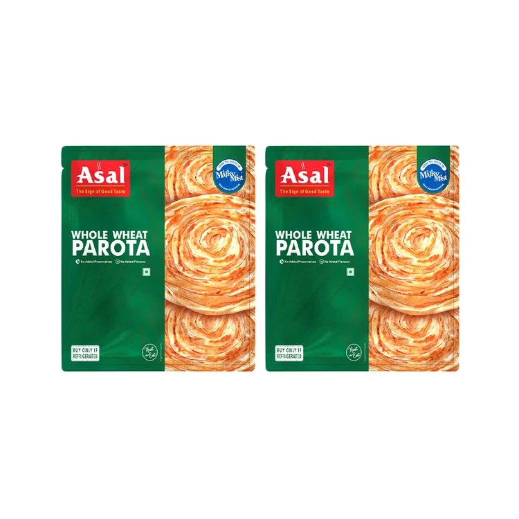 Asal Whole Wheat Parota - Pack of 2