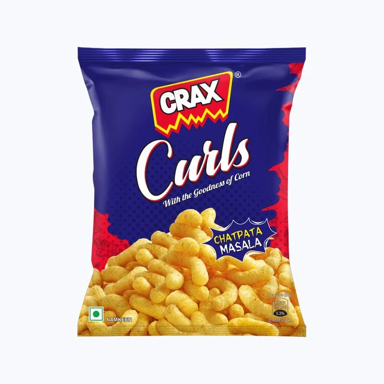 Crax Curls Chatpata Masala Puffs Snacks