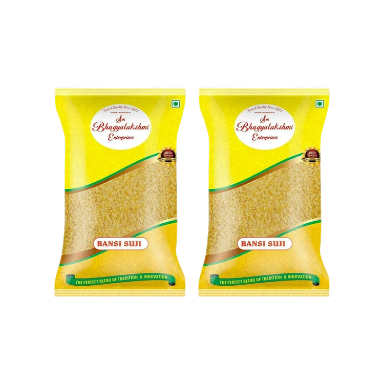 Bhagyalakshmi Bansi Sooji/Rava - Pack of 2 (Rave)