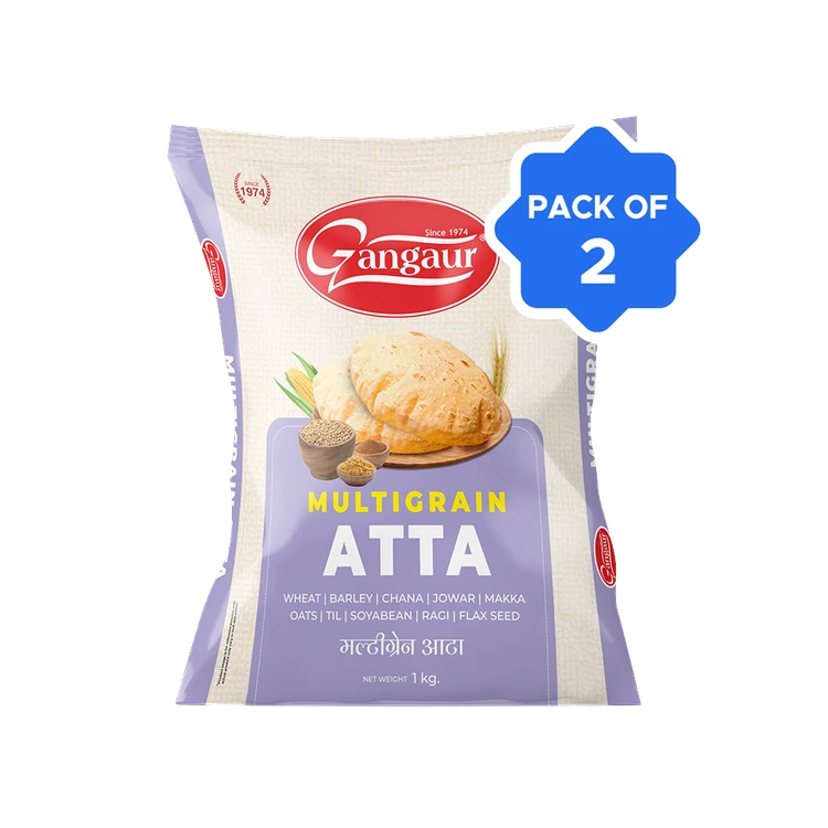 Gangaur Multigrain Atta - Pack of 2 (Siri Daanya Hittu)