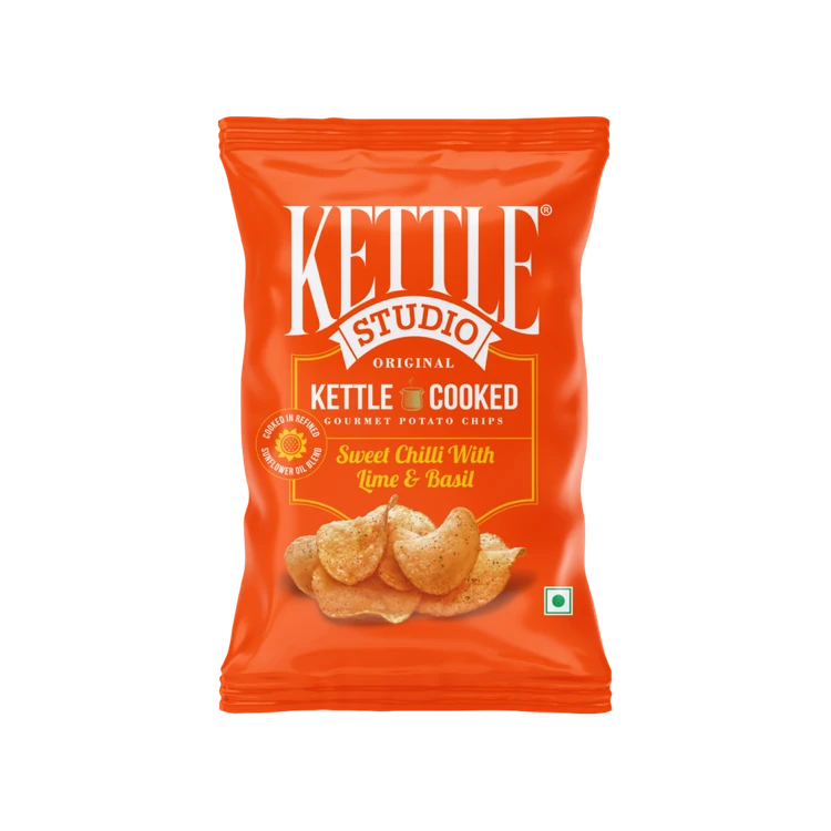 Kettle Studio Sweet Chilli With Lime & Basil Potato Chips