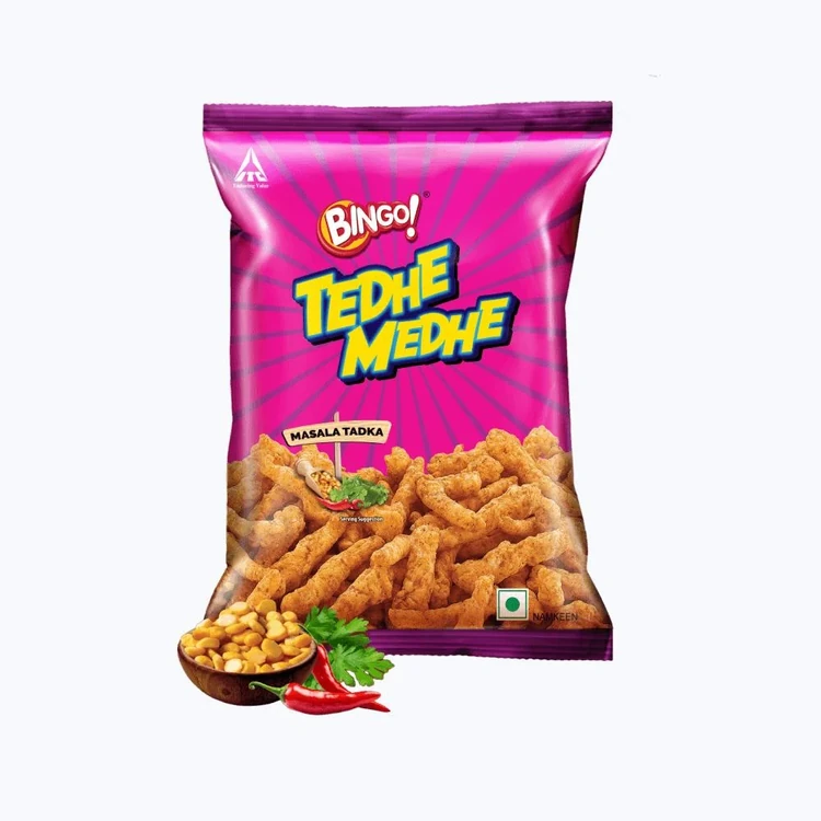 Bingo Tedhe Medhe Masala Tadka Crisps