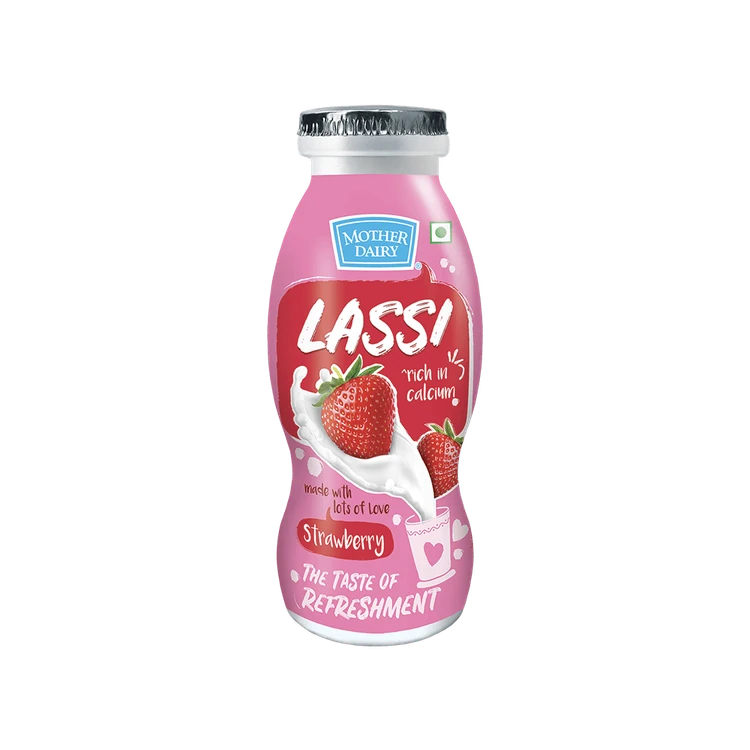Mother Dairy Strawberry Lassi