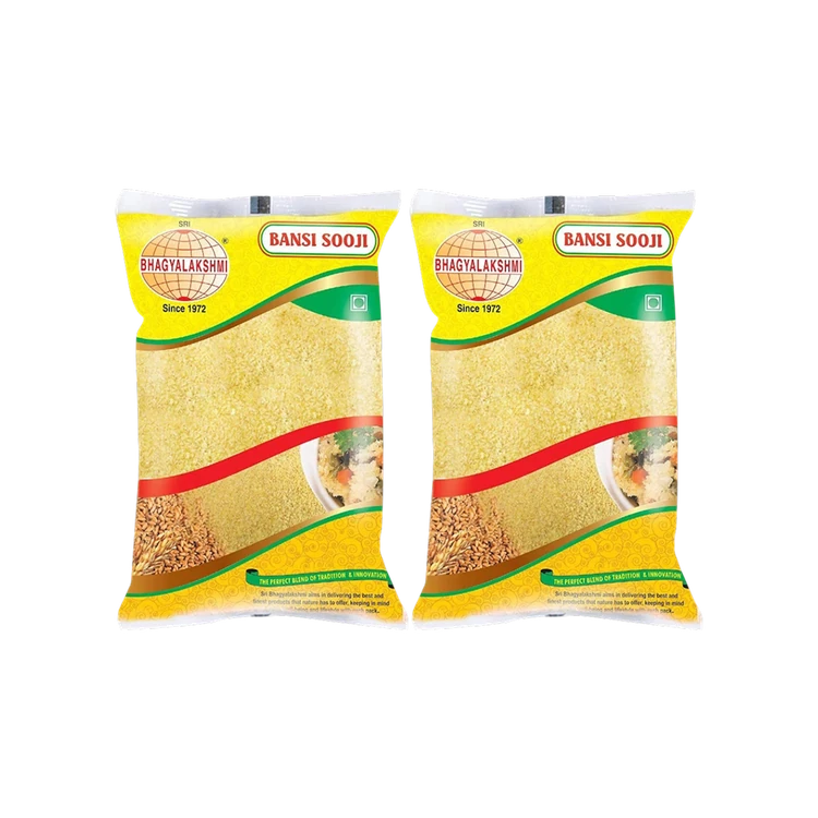 Bhagyalakshmi Bansi Sooji/Rava - Pack of 2 (Rave)