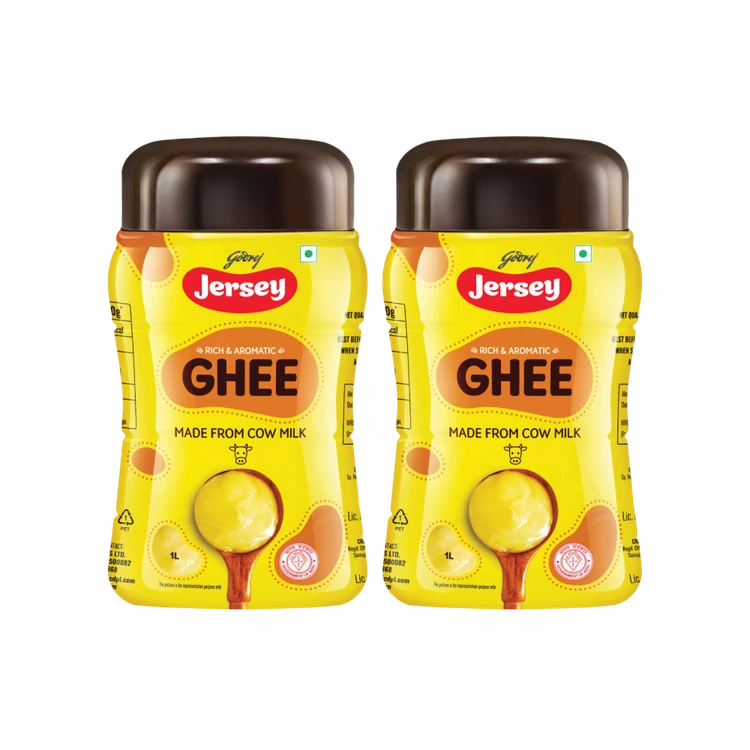 Godrej Jersey Cow Ghee - Pack of 2 (Hasuvina Tuppa)
