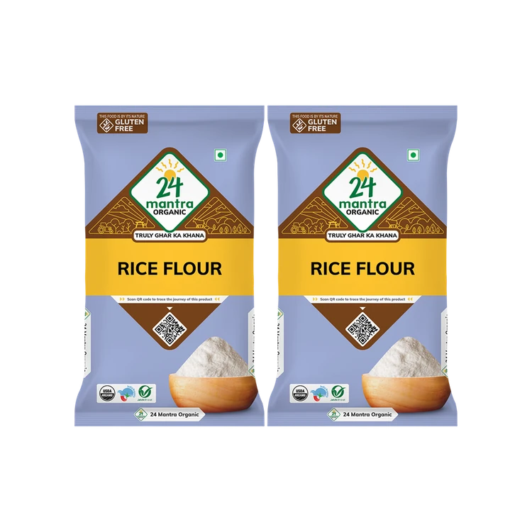 24 Mantra Organic Rice Flour - Pack of 2